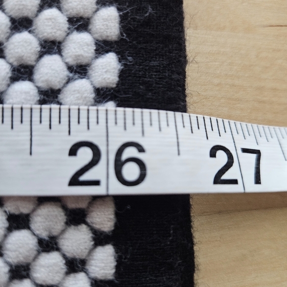 Joseph Ribkoff Jacquard Funnel Neck Top Black White Large - Picture 6 of 12